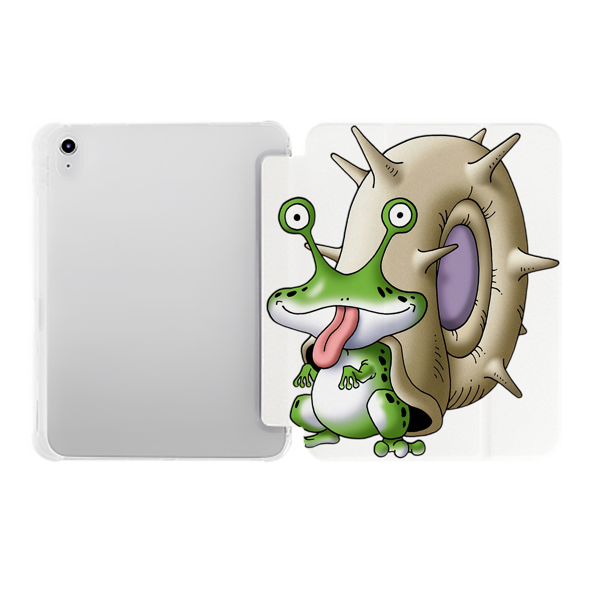 （画像用） ドラゴンクエスト Doragon Kuesuto Dragon Quest IPad ケース ペン収納付き 三つ折りスタンド PUレザー×シリコン 対応機種9.5/10.5/10.9インチ